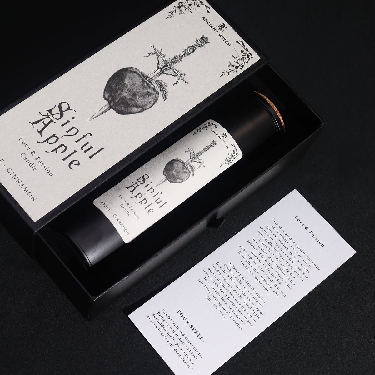 Vela Purificadora da Antiga Bruxa – Maçã Pecaminosa