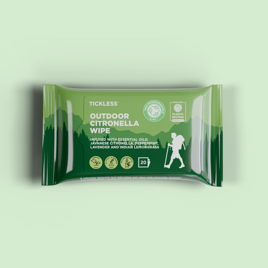 Toalhitas de Citronela TICKLESS® Outdoor