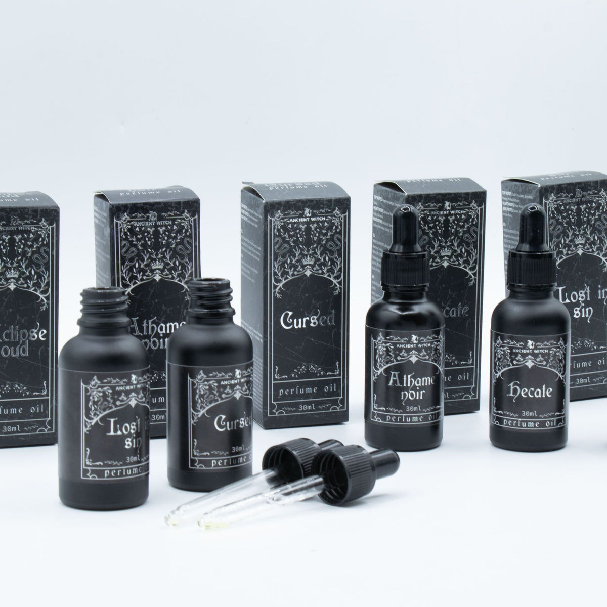 Óleo Perfumado da Bruxa Ancestral – Athame Noir