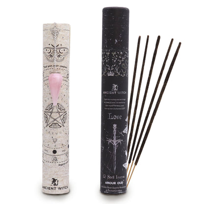 Ancient Incense for Witchcraft Spells – Love – Rose Quartz Pendulum