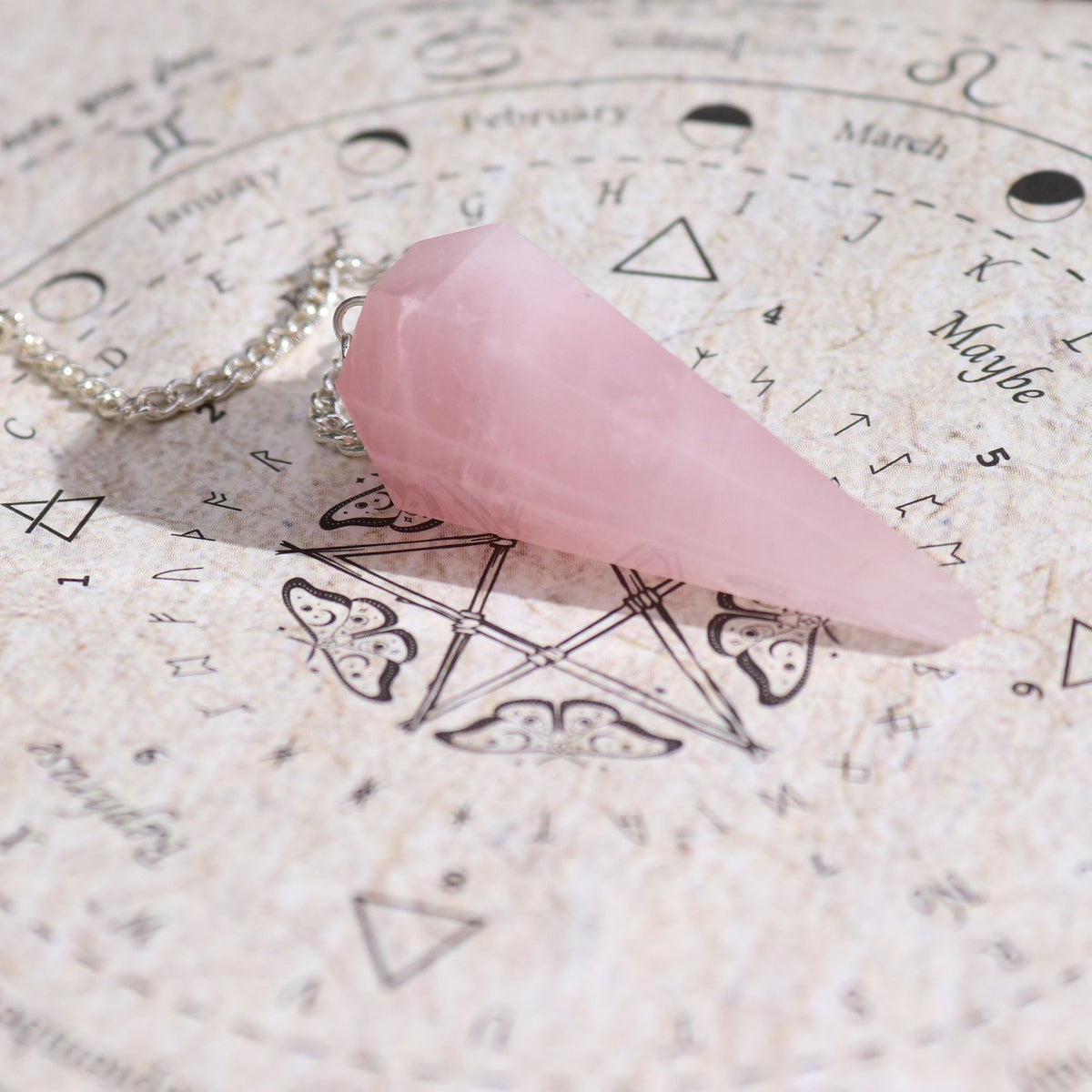 Ancient Incense for Witchcraft Spells – Love – Rose Quartz Pendulum