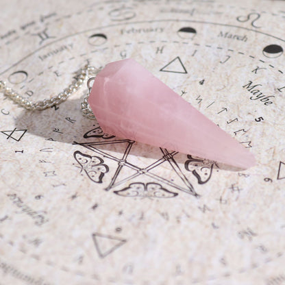 Ancient Incense for Witchcraft Spells – Love – Rose Quartz Pendulum