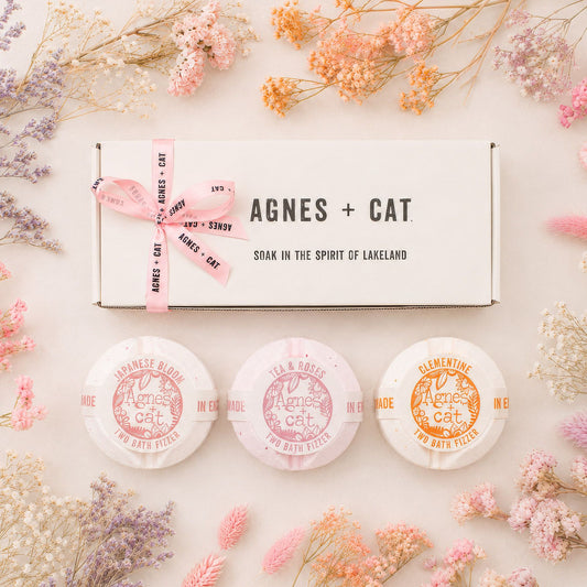 Caixa Presente de Bombas de Banho Floral & Citrus