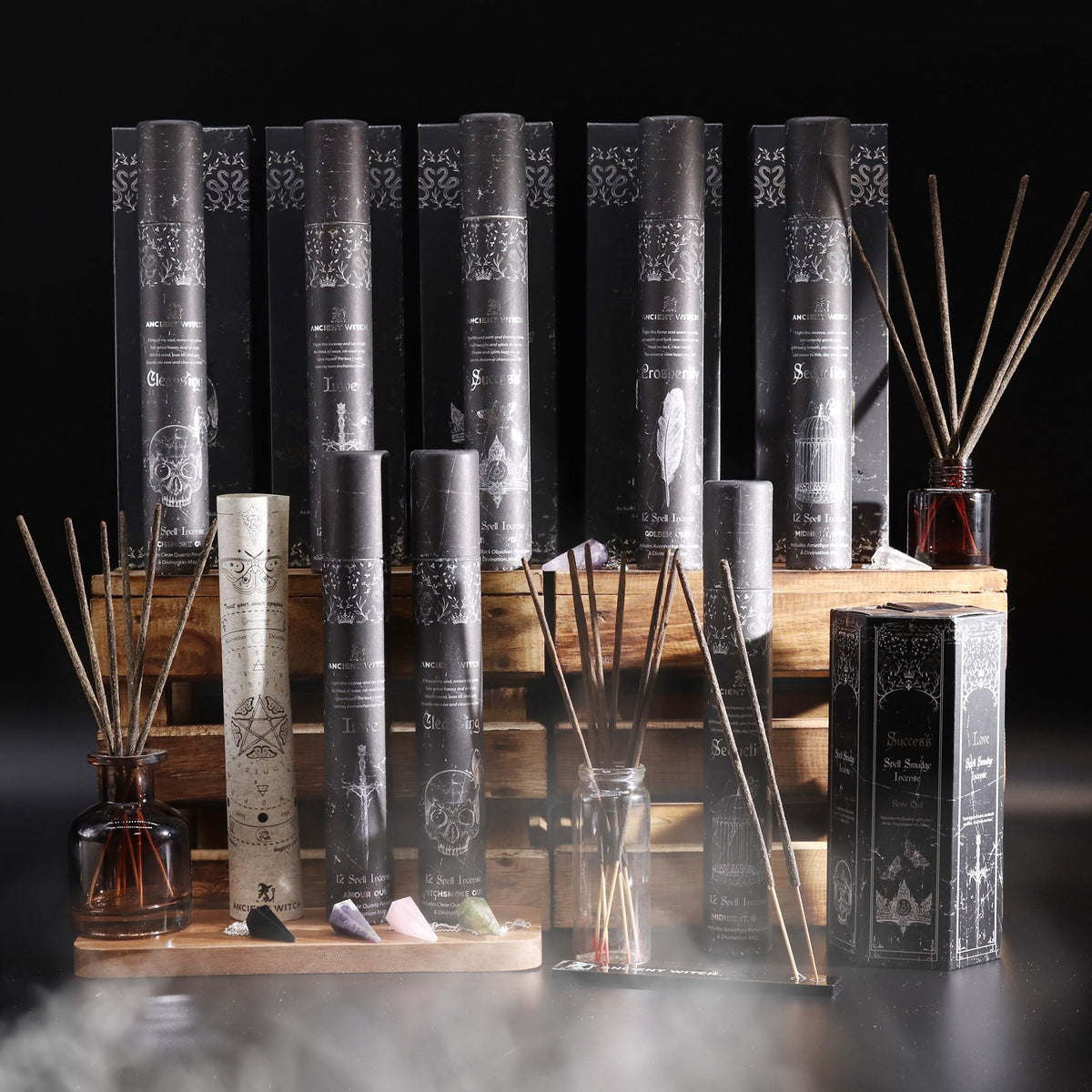 Ancient Incense for Witchcraft Spells – Love – Rose Quartz Pendulum