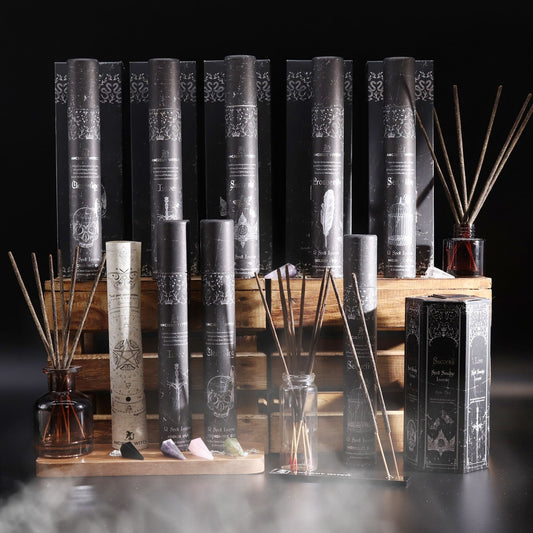Incenso Antigo para Feitiços de Bruxaria – Sedução – Pêndulo de Ametista