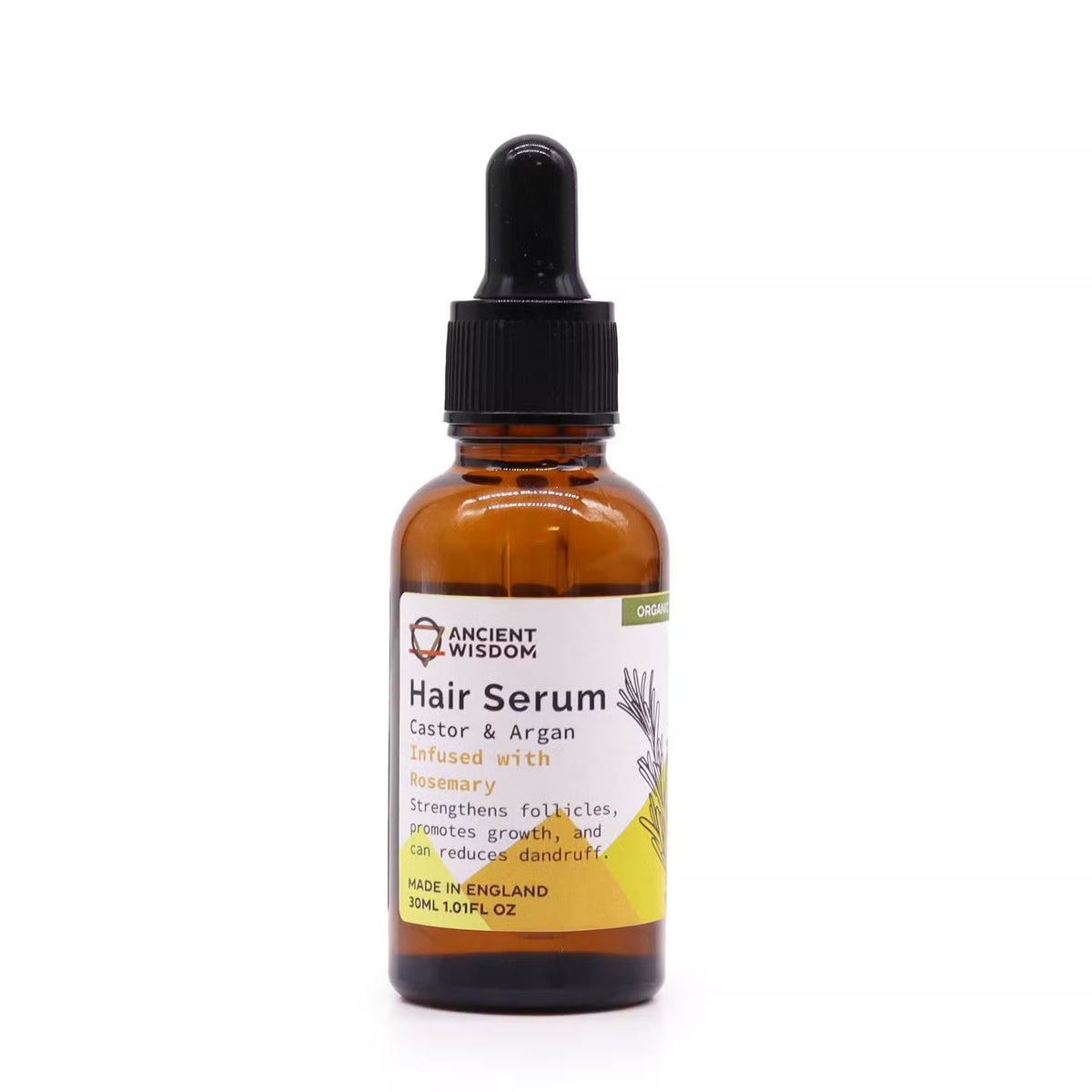 Sérum Capilar Orgânico – 30 ml